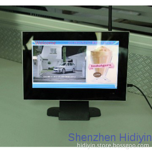 10.1nch indoor design wall mounted LCD advertising player